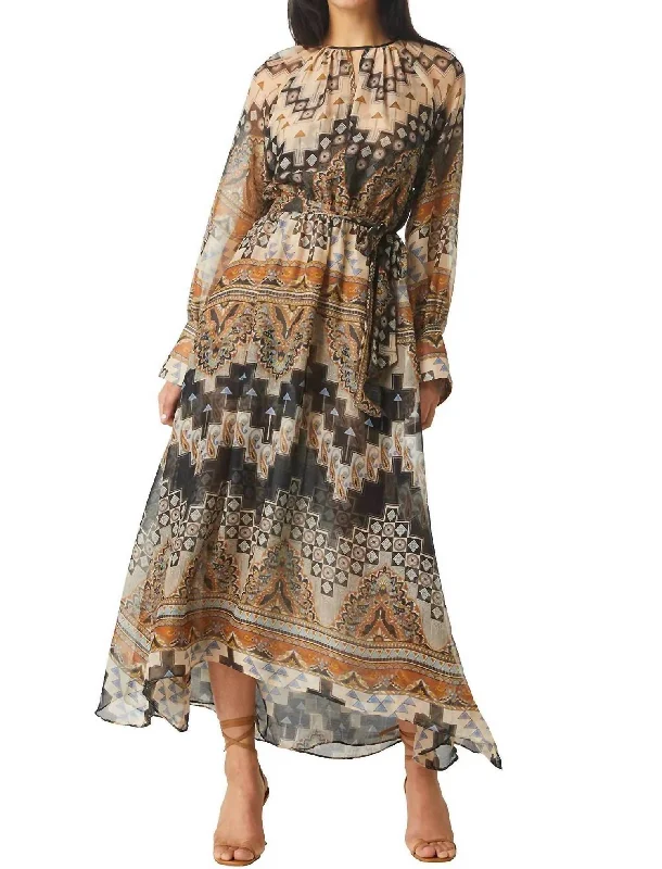 Women's Weekend Outfit Paloma Dress In Alhambra Mosaic