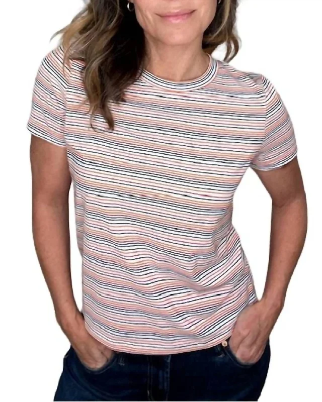 Trendy Casual Outfits Gerry Short Sleeve Crew Tee In Recycled Stripe