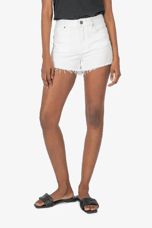 Modern Women's Wardrobe Essentials Jane High Rise Short In White