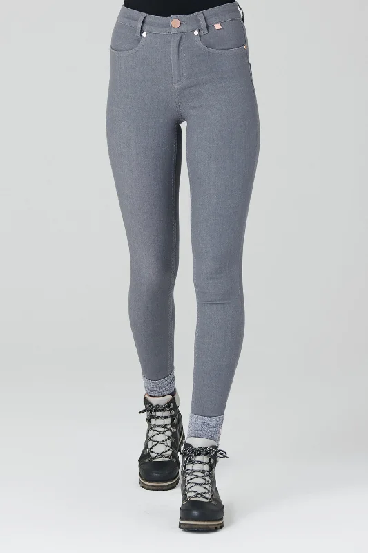 Sophisticated Style The Skinny Outdoor Jeans - Grey Denim