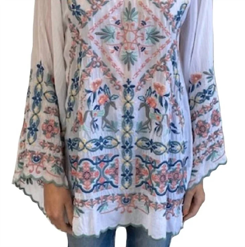 Fashion Forward Lina Tunic In White