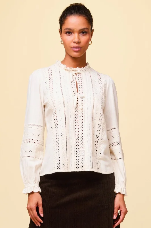 Clothes Of Woman Caren Blouse | Ivory