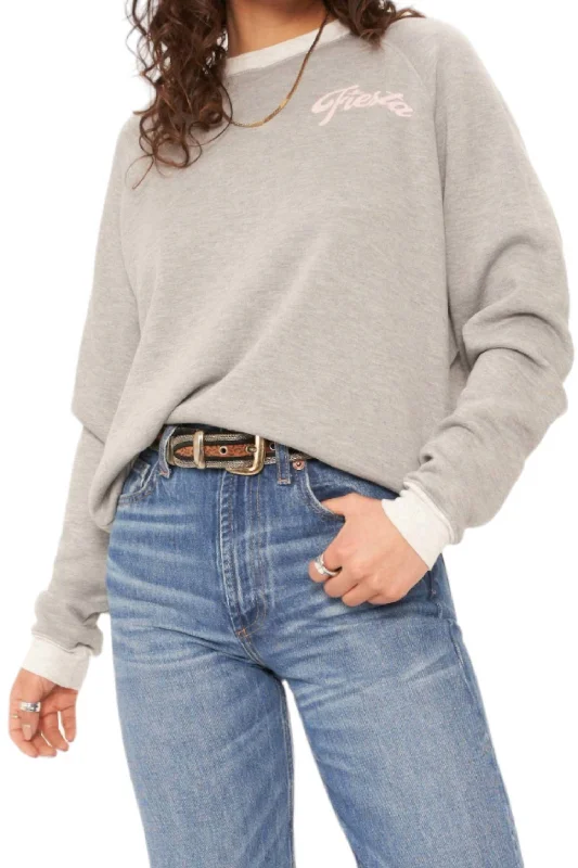 Flash Sale Event Fiesta/siesta Reversible Sweatshirt In Grey