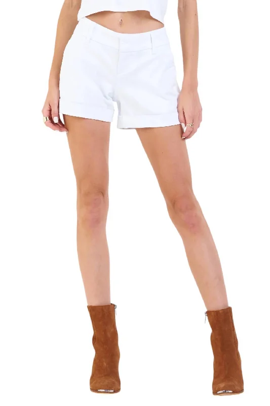 Casual Fashion Hampton Short In Optic White