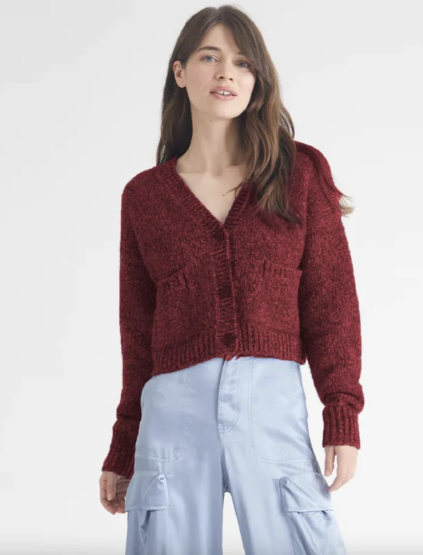 Graceful Fashion Sydney Cardigan - Red