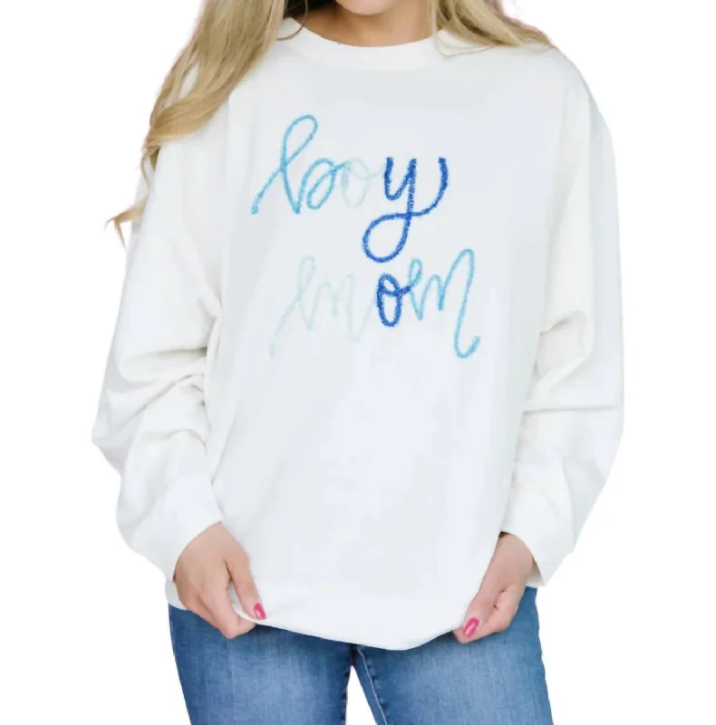 Casual Fashion Jules Mom Sweatshirt In Boy Mom