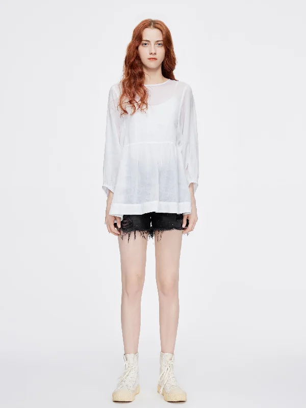 Fashion Forward 'Starry Night' Denim Cut-Off Shorts