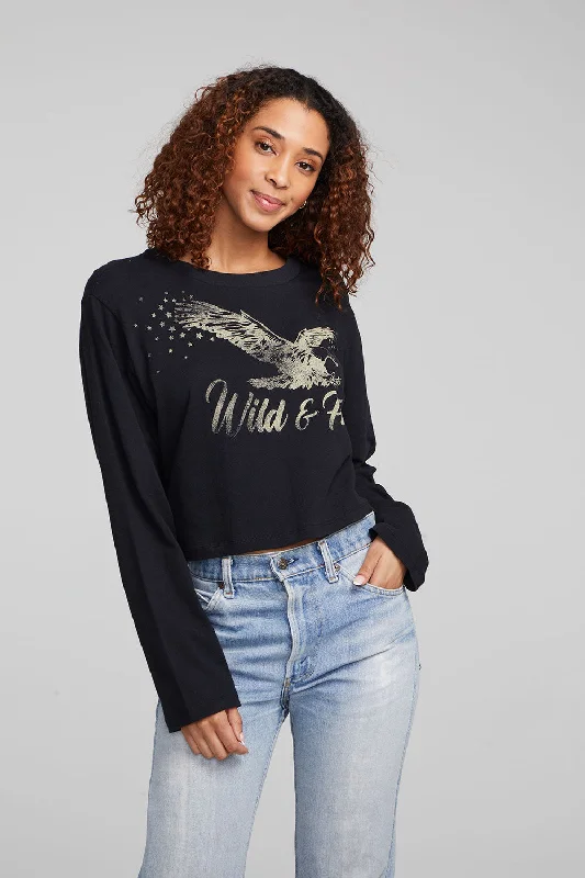 Unique Women's Fashion Pieces Wild & Free Eagle Pullover