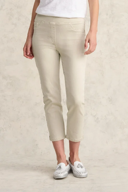 Affordable Online Boutique Bengajean® 3/4 Slim Leg - Taupe