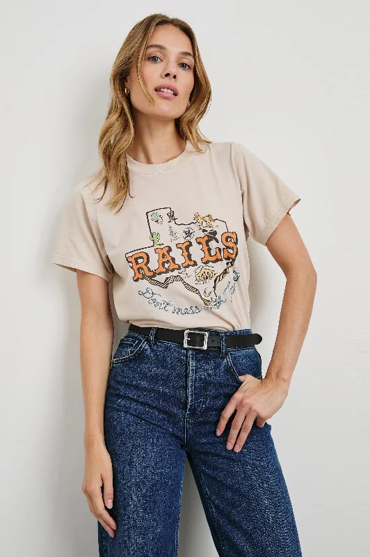 Women's Holiday Attire BOYFRIEND T-SHIRT - RAILS TEXAS