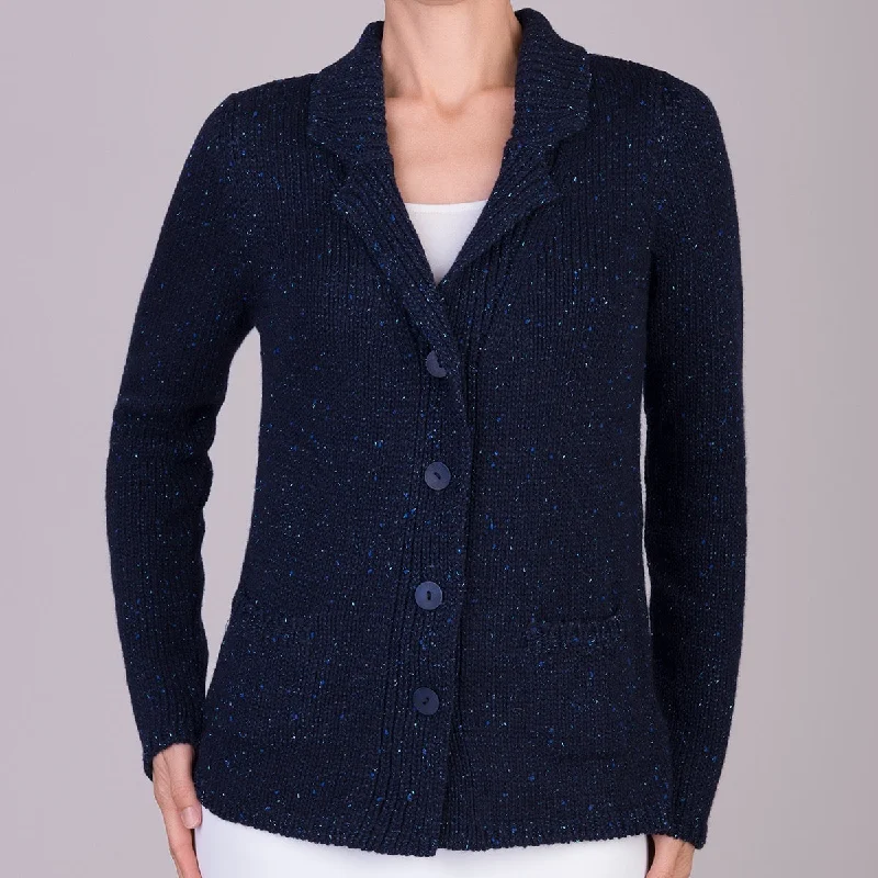 Women's Night-Out Outfit Vista Cardigan in Navy