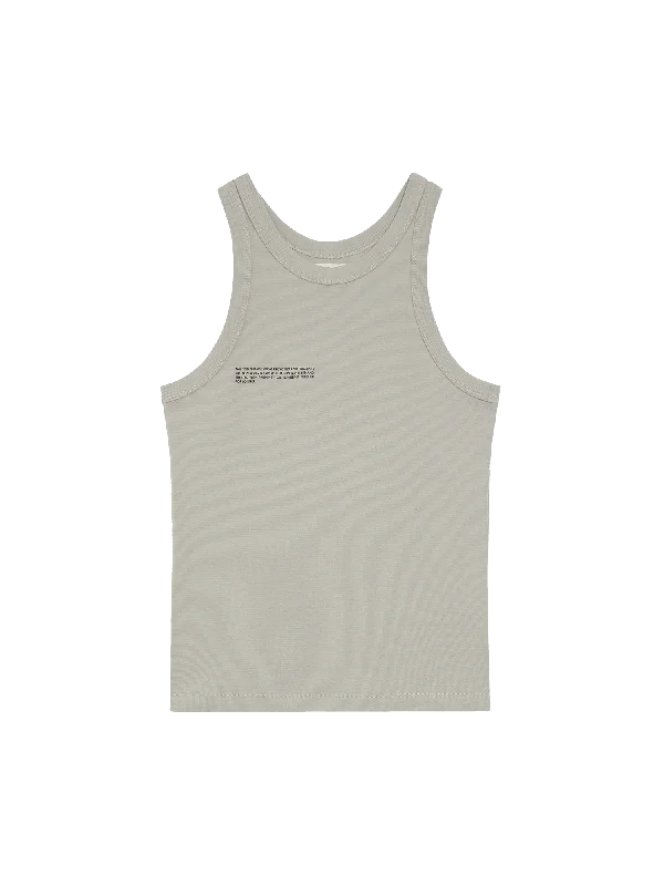 Timeless Women's Apparel Women's Recycled Cotton Tank Top—stone