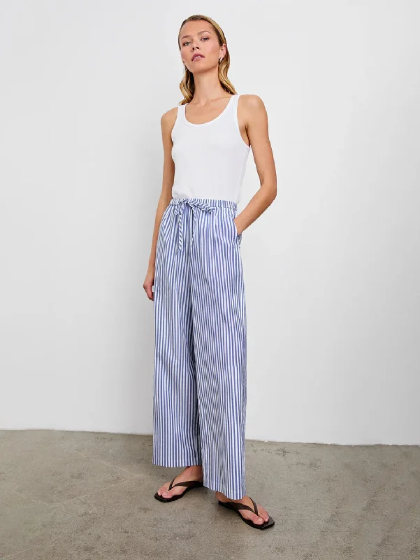 Casual Fashion Emmie Pant - Mariner White Stripe