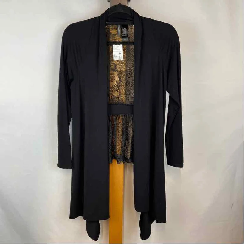 Everyday Fashion Bisou Bisou Women's Size S Black Lace Cardigan