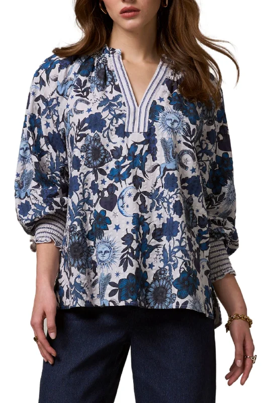 Edgy Fashion GREENWICH BLOUSE - LS2901G