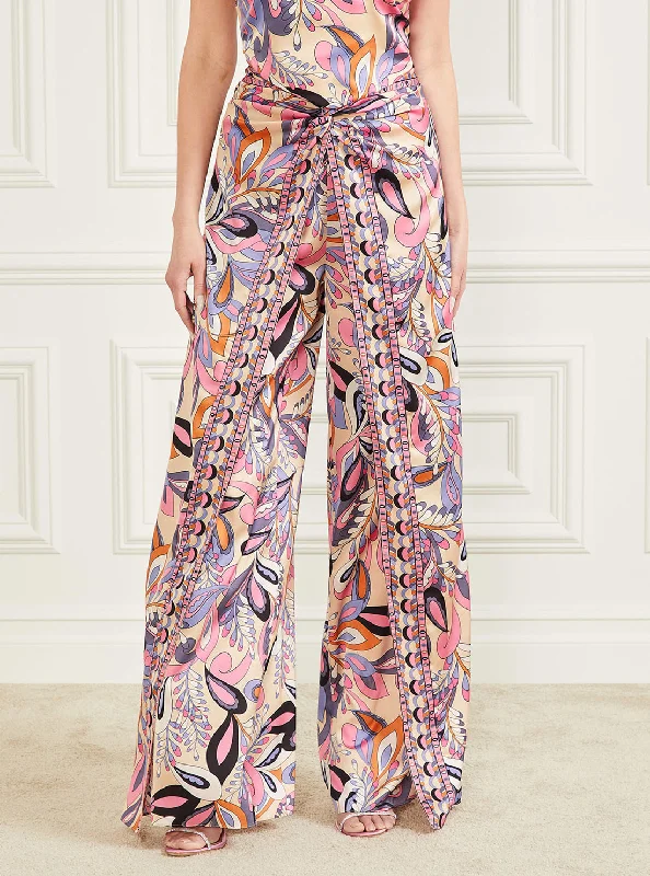 Clothes Of Woman Marciano Pink Multi Gypset Pant