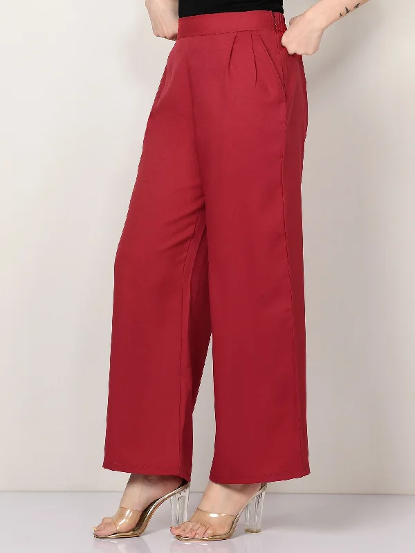 Modern Women's Apparel Grip Pants - Red