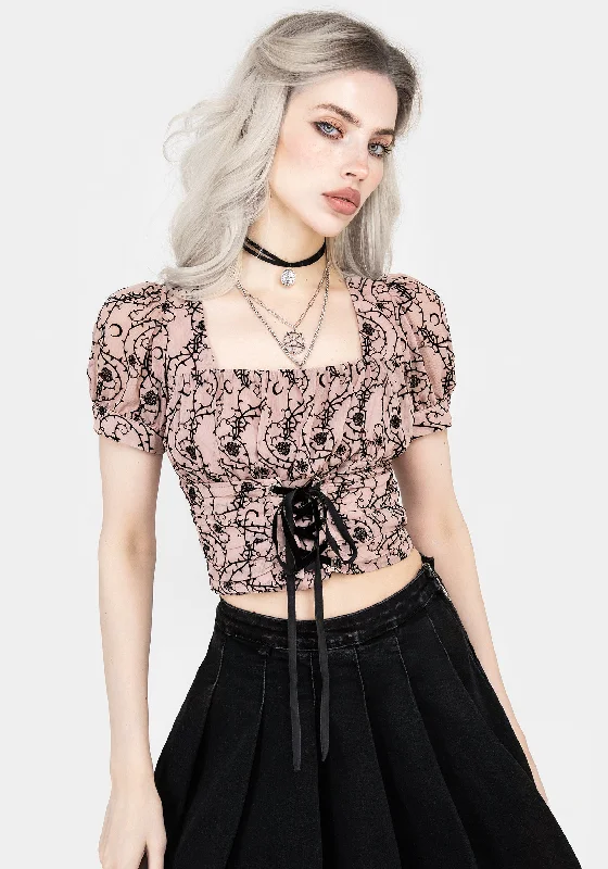 Women's Versatile Apparel Rosethorn Crop Top