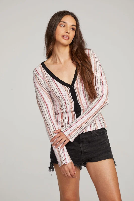 Latest Fashion for Women Carmela Canyon Stripe Cardigan