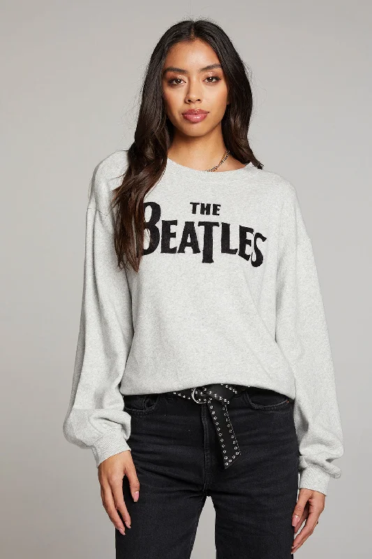 Fashionable Tops for Women The Beatles Classic Logo Pullover