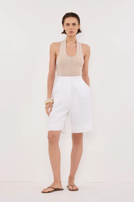 Sophisticated Outfits LISS STONE HALTER KNIT TOP