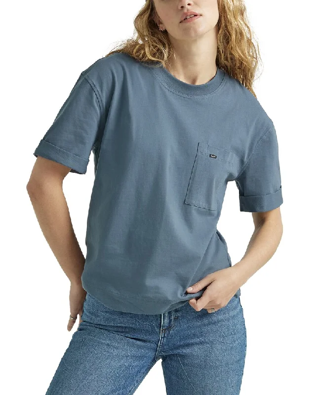 Women's Comfortable Lounge Outfit LEE Utility Pocket T-Shirt