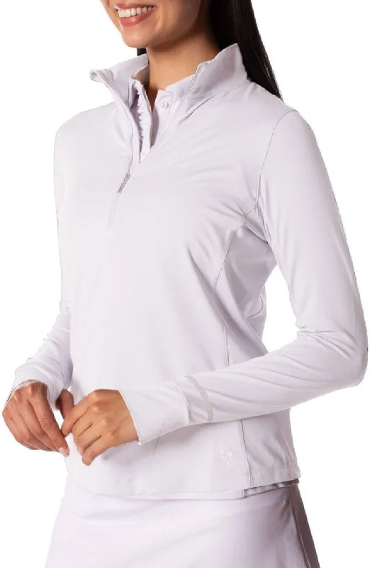 Sale Clothes Online White Fabulous Mock Pullover