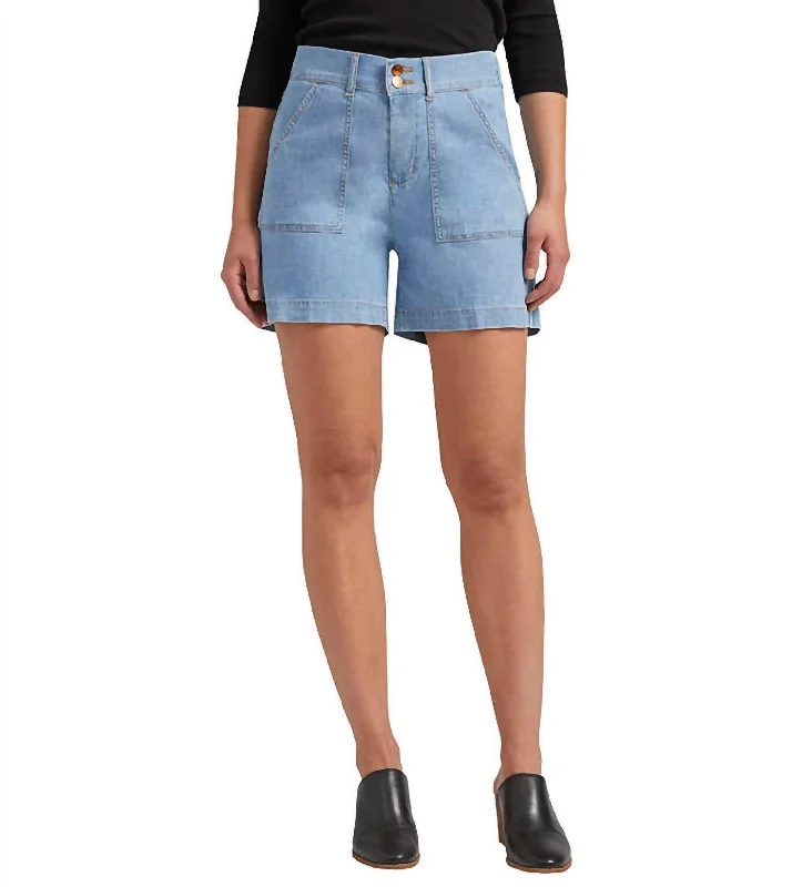 Women's Online Boutique High Rise Utility Short In Palo