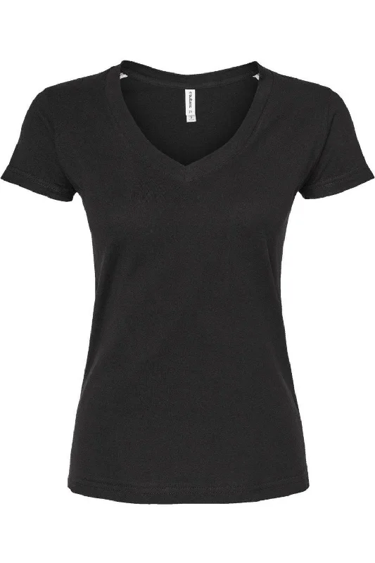 Women's Outfit Tultex Women´s Slim Fit Fine Jersey V-Neck T-Shirt