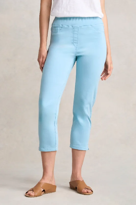 Earthy Tones Bengajean® 3/4 Slim Leg - Summer Sky Blue