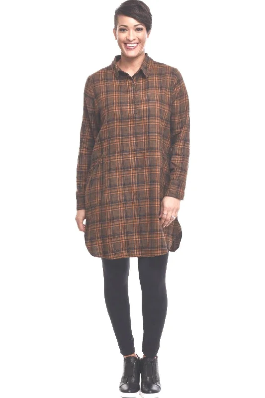 Winter Wardrobe Clearance Jodi Flannel Tunic