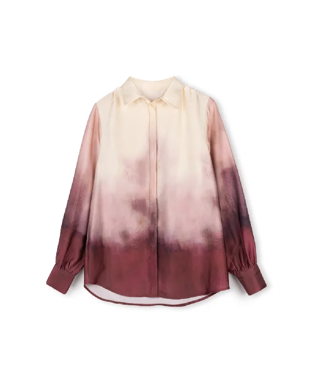 Trendy Street Style Biltmore Ombre Blouse