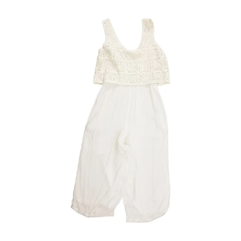 Online Impressions Boutique White Solid Knit Top and Pant Set