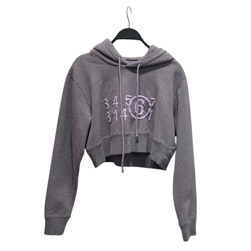 Women's Evening Wear MM6/Hoodie/XS/PPL/logo cropped hoodie