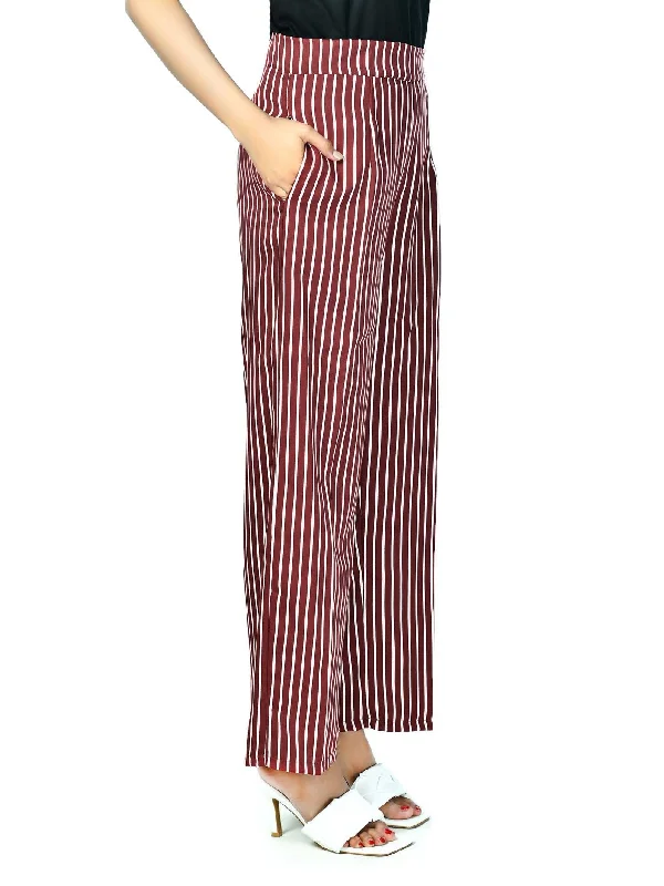 Modern Women's Fashion with Vintage Touches Printed Pants