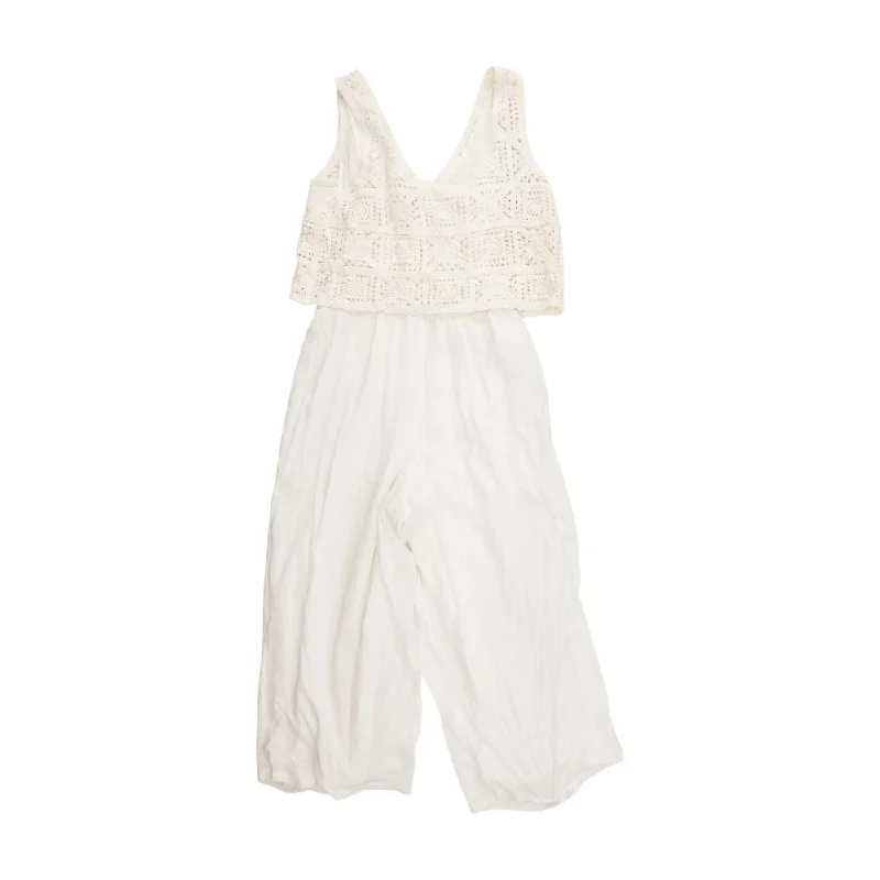 Online Boutiques Affordable White Solid Knit Top and Pant Set