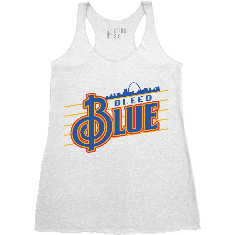 Women's Formal Clothes Bleed Blue Trebleclef Tank