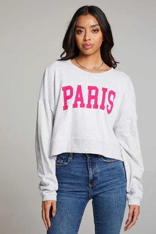 Women's High Street Fashion Paris Pullover