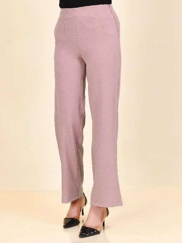 Versatile Women's Fashion Grip Pants - Light Pink