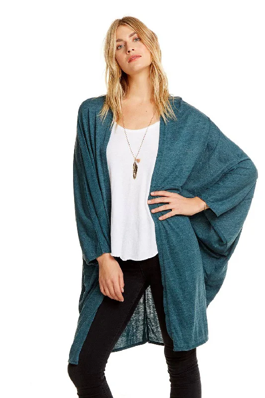 Fashionable Tops for Women Triblend Jersey Cocoon Cardigan