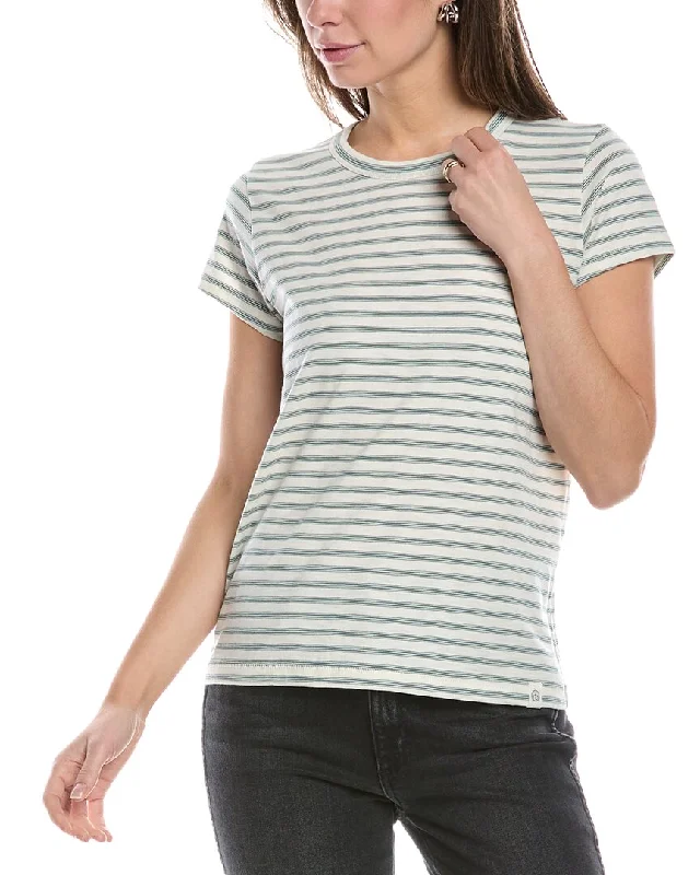 Women's Comfy Attire For Lounging rag & bone The Slub Stripe T-Shirt