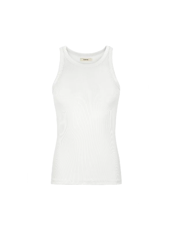 Affordable Luxury Women's Apparel Women's 365 Lightweight Rib Tank Top—off-white