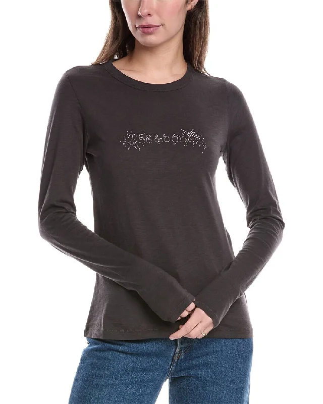 Stylish Loungewear for Women rag & bone Logo Stud T-Shirt