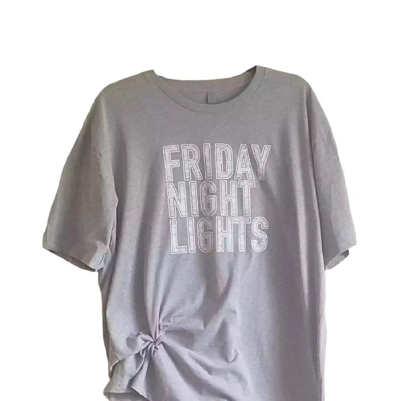 Fashionable Women's Outfit Unisex Game Day T-Shirt In Grey