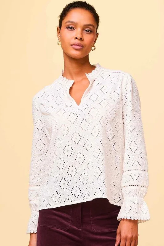 Best Online Clothing Boutiques Flo Blouse | Ivory