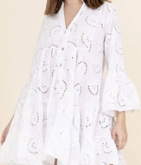 Relaxed Style 9802 SG Eyelet Tunic