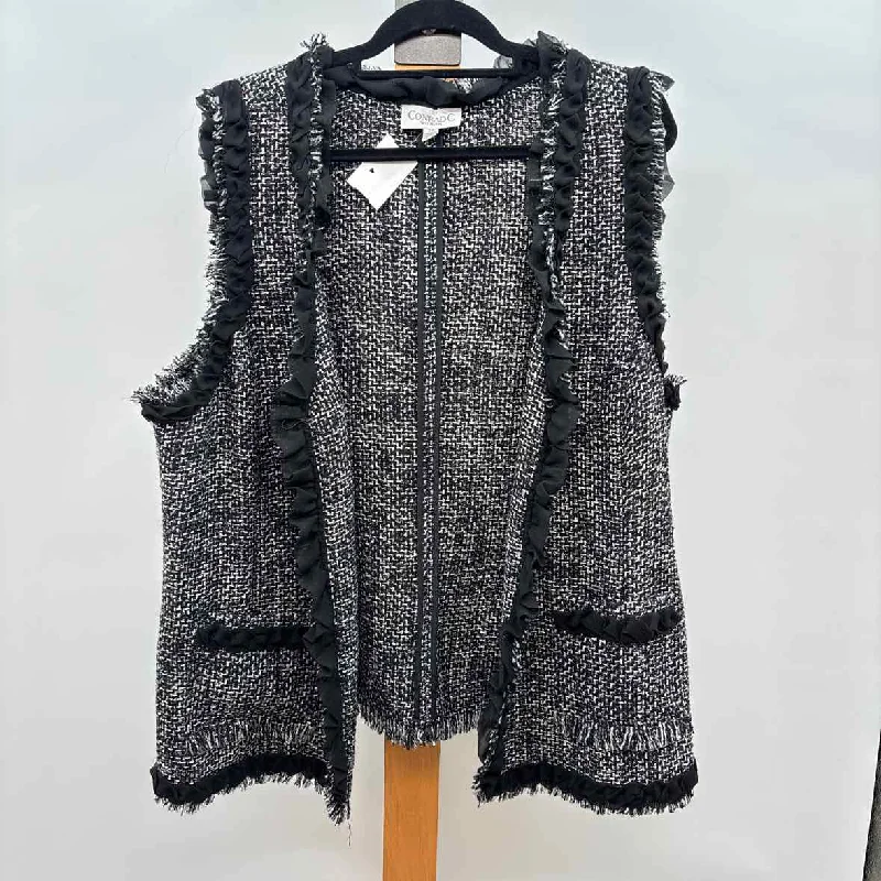 Women's Clothes And Apparel Conrad C Collection Women's Size 20 Black Tweed Cardigan