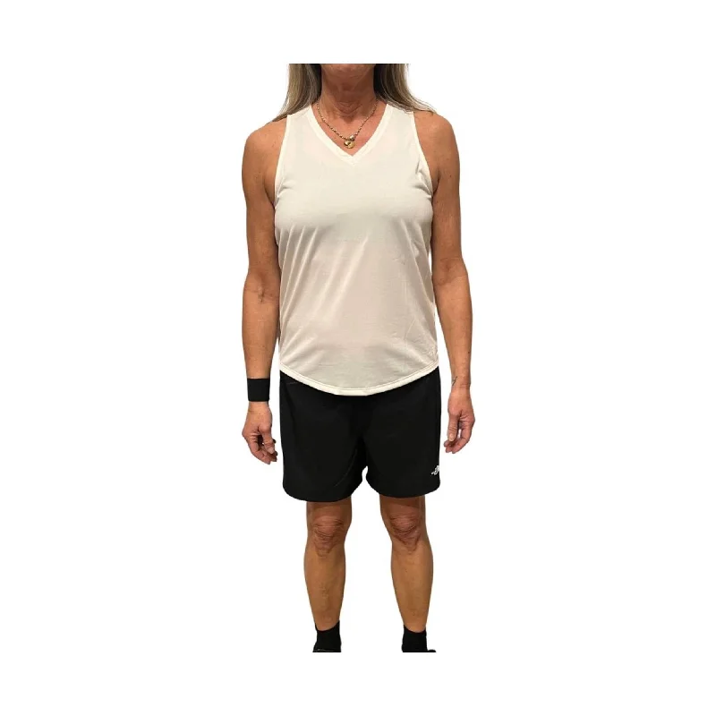 Colorful Clothing The North Face Women's Elevation Life Tank - Gardenia White - ONLINE STORE CREDIT/EXCHANGE ONLY