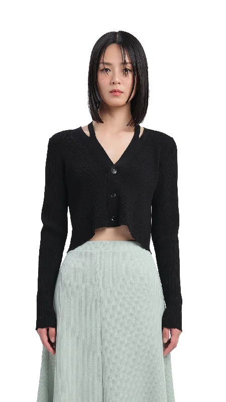 Women's Timeless Attire Cutout Cardigan