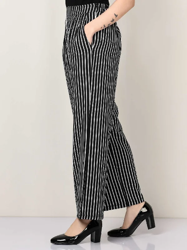 Women's Fashion Essentials Striped Grip Pants